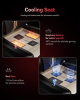 Auto bewegliche Lenden kissen massage X5 Pro Gaming Stuhl heizung Benutzer definierte 160 ° Liegender Gaming Schaukel stuhl mit Taillen vibration