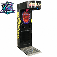 Machine de jeu d'arcade de boxe à monnayeur, machine de sac de frappe électronique pour divertissement sportif, vente en gros
