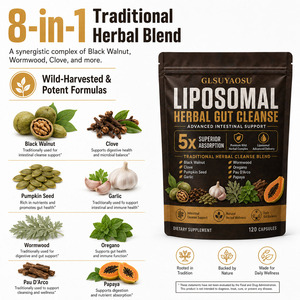 Cápsulas Herbales Liposomales para Limpieza Intestinal, Fórmula de 8 Hierbas Silvestres, Alivia <span class=keywords><strong>Gases</strong></span> e Hinchazón, Sin OMG, 120 OEM/ODM - Product Image 5