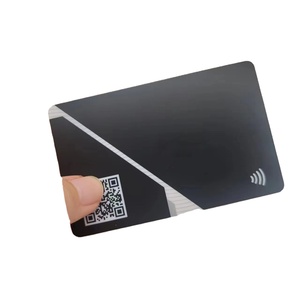 Carte de visite professionnelle NFC CR80 de haute qualité, impression personnalisée, noire, vierge, <span class=keywords><strong>PVC</strong></span>, 213 impressions de <span class=keywords><strong>code</strong></span> QR modifiables - Product Image 6