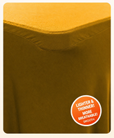 Housse de table extensible en spandex, nappe ajustée élastique, jupe de table plissée à volants longue jusqu'au sol pour mariage, banquet, dîner