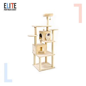 Nuova casa per gatti alta modulare multifunzionale assemblare artigianato fai da te grande torre per gatti condominio - Product Image 2