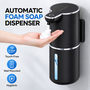 Dispensador de Jabón Automático con Sensor de Inducción USB, Dispensador de Jabón Líquido sin Contacto para Montar en la Pared del Baño o Cocina - Product Image 2