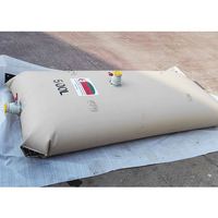 Seau gonflable pliable en PVC/TPU pour stockage d'eau, capacité de 50000 litres, 10000 gallons