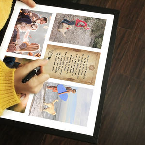 Cadre <span class=keywords><strong>photo</strong></span> commémoratif pour animaux <span class=keywords><strong>de</strong></span> compagnie avec 6 emplacements pour photos et poème commémoratif, cadeau <span class=keywords><strong>de</strong></span> sympathie pour la perte d'<span class=keywords><strong>un</strong></span> chien ou d'<span class=keywords><strong>un</strong></span> chat - Product Image 3