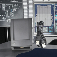 Lector de tarjetas de control de acceso de proximidad inteligente USB de escritorio de 13,56 Mhz ISO14443A