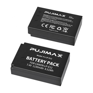 Baterai PUJIMAX 1150mAh LP E12 untuk Kamera Digital Canon EOS M50 Kiss <span class=keywords><strong>M</strong></span> EOS M50 Mark II Kiss M2 EOS M200 PowerShot SX70 HS - Product Image 1