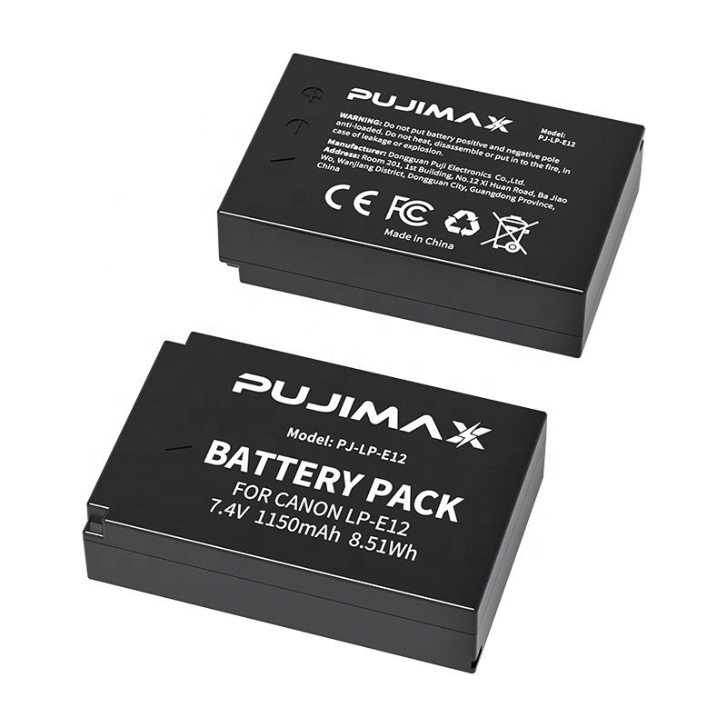 Batteria LP-E12 1200mAh Per Canon PowerShot SX70 HS, EOS M50, Rebel SL1, EOS Kiss X7