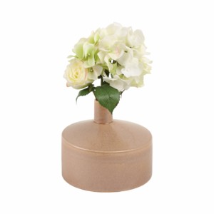 Vaso in Ceramica Rotondo Minimalista, Vaso Scultoreo per Fiori, Decorazione per Soggiorno, Camera da Letto, Ufficio e Tavolo - Product Image 2