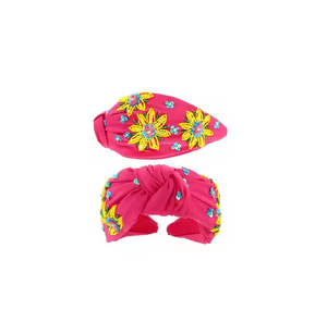 Diadema de diamantes de imitación con incrustaciones de diamantes anchos geométricos anudados cruzados simples de calidad superior, cuentas de lujo, gran oferta - Product Image 2