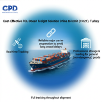 Service d'expédition maritime FCL économique de conteneurs de Chine à Izmit, Turquie