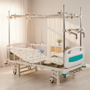 Cama de Tracción Ortopédica de Acero al Carbono para Hospital 2026 con Estante de Tracción de Acero Inoxidable y Cabecera y Pie de Cama de ABS - Product Image 3