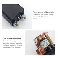 Relè automatico RL180/100 a12v/24V 4 Pin normalmente aperto per contatto pesante 1A formato in miniatura sigillato per Auto camion barca marina