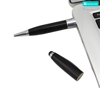 Clé USB OTG 3-en-1 en forme de stylo, 2 Go, 4 Go, avec logo personnalisé, stylo bille, lecteur flash USB Type-C et stylet tactile