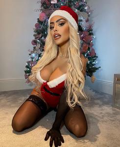 Рождественское нижнее белье, боди с шапкой и поясом, Высококачественный бархатный костюм из 3 предметов, праздничная одежда, Соблазнительный топ в стиле сатиси, боди Тедди - Product Image 4