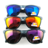 Lunettes de soleil unisexes ONLYLOVE OL8477 personnalisées, verres polarisés miroir, légères, confortables, durables, monture en PC à bord complet, verres TAC