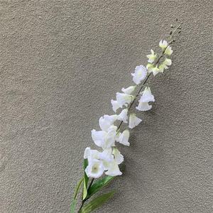 O-271 Fiori Artificiali in Seta, <span class=keywords><strong>Campanula</strong></span> a Stelo Lungo, Giglio della Valle Bianco, <span class=keywords><strong>Campanula</strong></span> Artificiale - Product Image 6