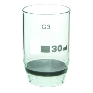 Gooch Tipo Boro3.3 Crisol de laboratorio Disco sinterizado Porosidad Varias capacidades Crisol de vidrio para suministros educativos - Product Image 5