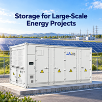 Système de stockage d'énergie par batterie (BESS) en conteneur de 5 MWh refroidi par liquide JA Solar avec PCS, EMS et BMS