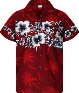 Free Shipping Summer Breathable Knitted Hawaiian <strong>Shirt</strong> for <strong>Men</strong> <strong>Funky</strong> Casual Button Very Loud Shortsleeve Unisex Flower Chest - Product Image 2