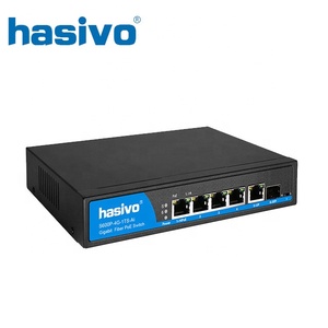 4 Port <strong>PoE</strong> <strong>Switch</strong> with 1 SFP Port Gigabit Network <strong>PoE</strong> <strong>Switch</strong> 1 Gigabit Uplink Port 80W Output <strong>PoE</strong> <strong>Switch</strong> for Wireless AP - Product Image 2