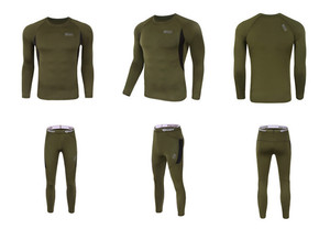 Ensemble de sous-vêtements chauds tactiques de plein air 4 couleurs, combinaison thermique de sport de chasse - Product Image 2