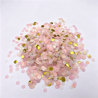 Confettis ronds multicolores en gros, confettis de table, saupoudrages pour la décoration de fêtes d'anniversaire, de mariages et de festivals