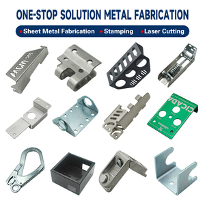 Factory OEM Custom Metal Fabrication Manufacture Laser Cutting Service Stainless Steel Fabrication Metal Stamping Parts