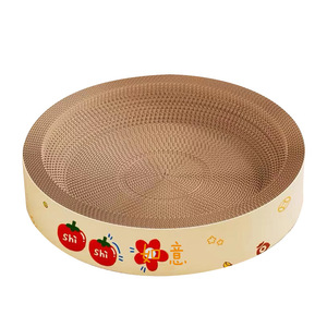 Cama para Gatos Integrada com Arranhador Oval Gigante de Alta Qualidade, Resistente ao Desgaste, para Todas as Estações - Product Image 1