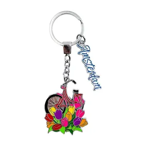 Llavero de Recuerdo Turístico con Letras de Georgia, Hecho a Medida, OEM ODM, de Aleación de Zinc Esmaltada, Estilo Vintage, Impermeable y Ligero - Product Image 6