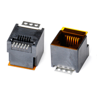 PCB Montajlı 90 Derece Dişi RJ45 4P4C Konnektör XW-ETLINK XW-RJ11 RJ12 Serisi