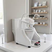 Lève-siège de toilette électrique pour personnes âgées : assistance pratique pour se lever dans la salle de bain