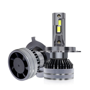 QideWin ไฟหน้า H4 LED 30000lm 70W ท่อทองแดงคู่สว่างพิเศษสำหรับรถทุกรุ่น - Product Image 4