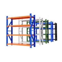 Étagère à palettes en acier VNA à prix compétitif avec plancher grillagé et étagères réglables pour le stockage en entrepôt