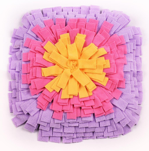 Tapis de reniflement interactif en polaire pour chiens, tapis de recherche de nourriture pour animaux de compagnie, tapis de reniflement pour chiens de petite taille - Product Image 2