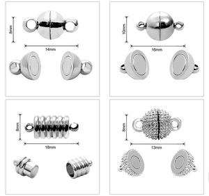 Trung Quốc Hàng Hóa Bán Buôn Tùy Chỉnh Nam Châm Đồ Trang Sức Biểu Tượng Vòng Đeo Tay Móc Từ Tính Cho Khăn Da Từ Thùng Clasp - Product Image 2