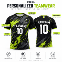 Maillot de football personnalisé, sublimation par brossage, uniforme de football, nom et numéro personnalisés, directement de l'usine, faible MOQ