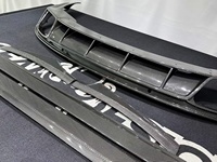 Kit carrosserie de haute qualité en fibre de carbone sèche style OC, comprenant lèvre avant, jupes latérales, diffuseur arrière et aileron arrière pour Porsche Panamera 971