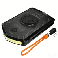 Support de compteur de vélo intégré avec batterie rechargeable, étanche IPX6, et feu de signalisation diurne pour le cyclisme sur route