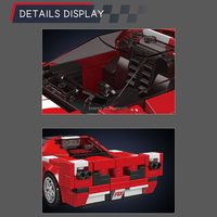 Mould King 27080 FXX MOC Super Sports Racing Car Model Building Block Sets Assembly Brick Toys for Christmas Gift