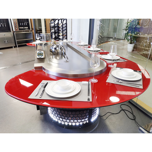 Teppanyaki Hibachi Semi-circulaire, pour Restaurant, hôtel et maison - Product Image 6
