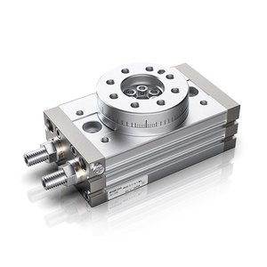 Silinder Pneumatik Aluminium Baru MSQB 90 180 Derajat Rak Pinion Putar Meja Putar Solid Silinder Tipe SMC Aktuator Aksi Ganda - Product Image 4
