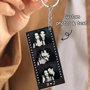 Llavero con Foto Personalizada, Llavero de Acrílico para Parejas, Regalos Personalizados para Novio, Llaveros, Regalo de San Valentín - Product Image 1