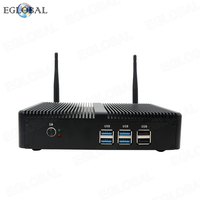 EGLOBAL Nueva Mini PC con Windows 10, DDR4, Intel Pentium 6405U/5405U, con HD-MI 1.4, VGA, Pantalla Dual, Compatible con AMI BIOS ACPI