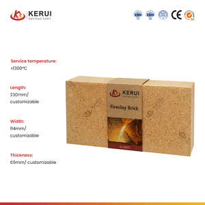 Ladrillo Refractario de Arcilla KERUI, Ladrillo de Arcilla de Alta Calidad para Horno de Túnel - Product Image 1