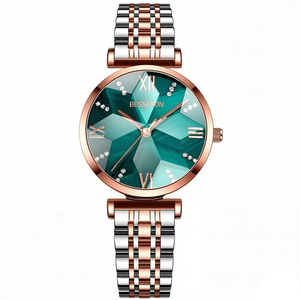 Reloj de Mujer en Oferta, Conjunto de Relojes de Lujo con Correa de Acero, Reloj de Cuarzo Impermeable para Mujer, Estilo Simple y Moderno - Product Image 2