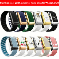 BEEFLYPOWER Bracelet de remplacement en nylon élastique, tissu, plusieurs couleurs unies, motifs rayés imprimés, bracelets pour WHOOP 5.0