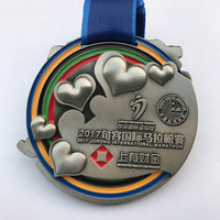 Médailles de cyclisme 3D personnalisées de haute qualité en alliage de zinc émail doux sport Souvenir vélo course médailles de natation