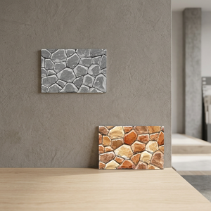 Briques jaunes 3D 300x450mm Satin Mat 30x45cm Céramique Numérique 12x18 Mur Extérieur Haute Profondeur en Briques Réfractaires - Product Image 3