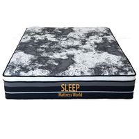 Matelas à ressorts ensachés RV - Design moderne, confort moyen, écologique, qualité hospitalière, compact, léger, personnalisable pour chambre/villa/école